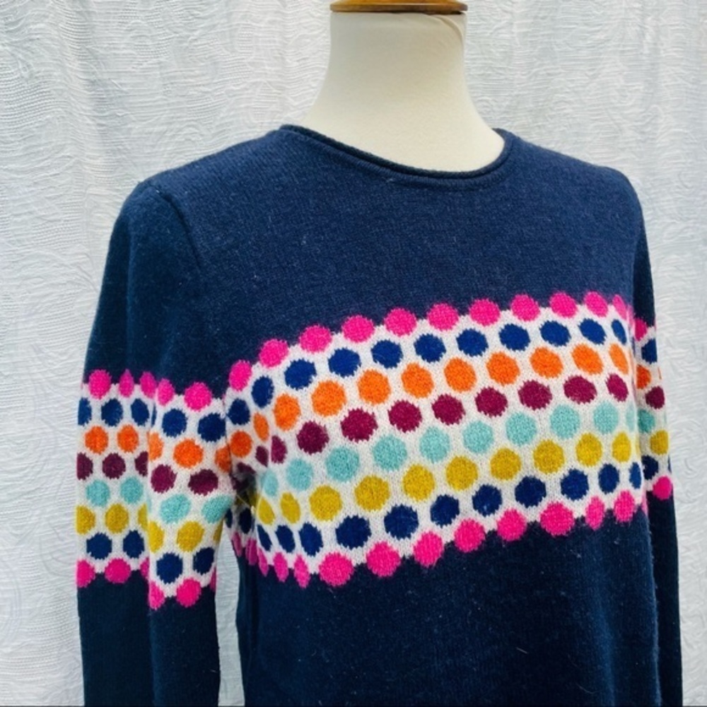 Antoni & Alison Lambs Wool Blend Rainbow Sweater